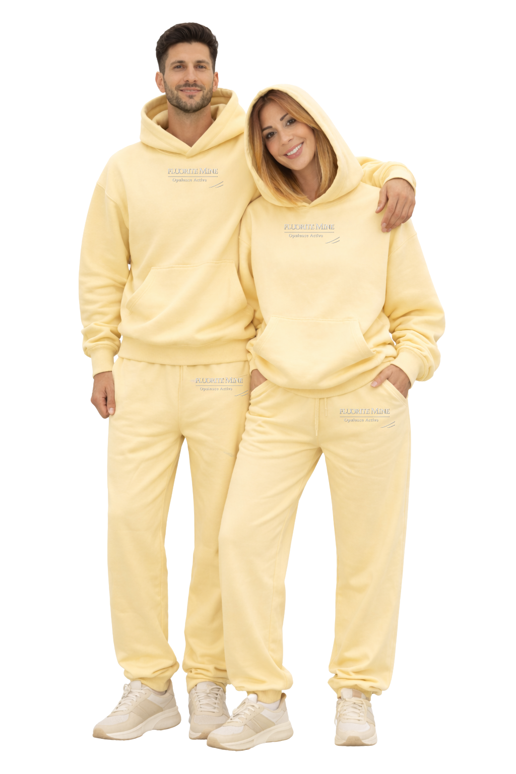Opulence Active Sweatsuit – Buttermilk Yellow (Unisex)