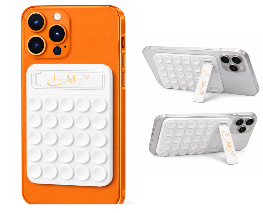 Fluorite Mine Silicone Phone Grip Holder with Stand
