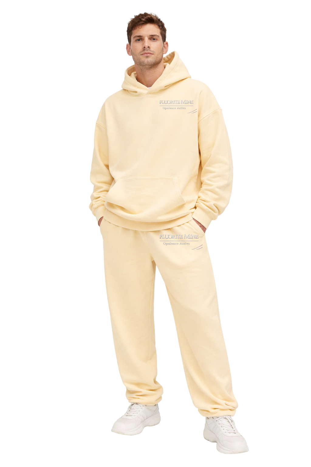 Opulence Active Sweatsuit – Buttermilk Yellow (Unisex)