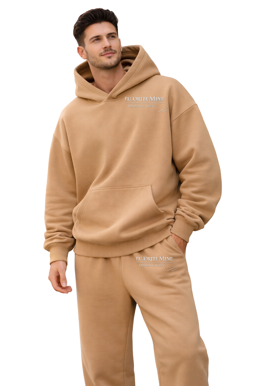 Opulence Active Sweatsuit – Camel Brown (Unisex)