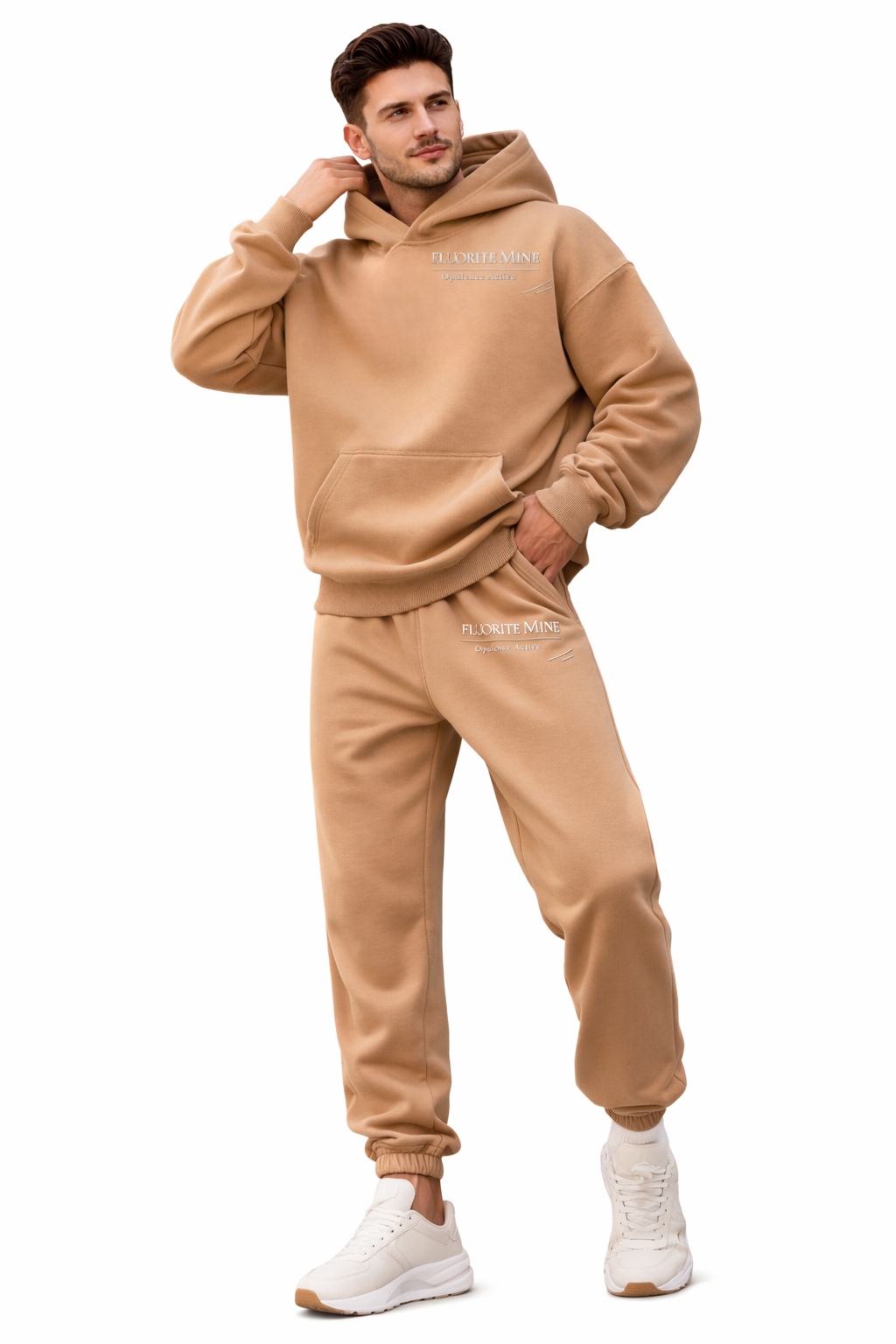Opulence Active Sweatsuit – Camel Brown (Unisex)