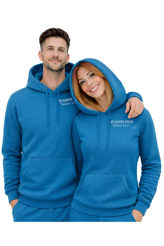 Opulence Active Fleece Hoodie – Ocean Blue (Unisex)