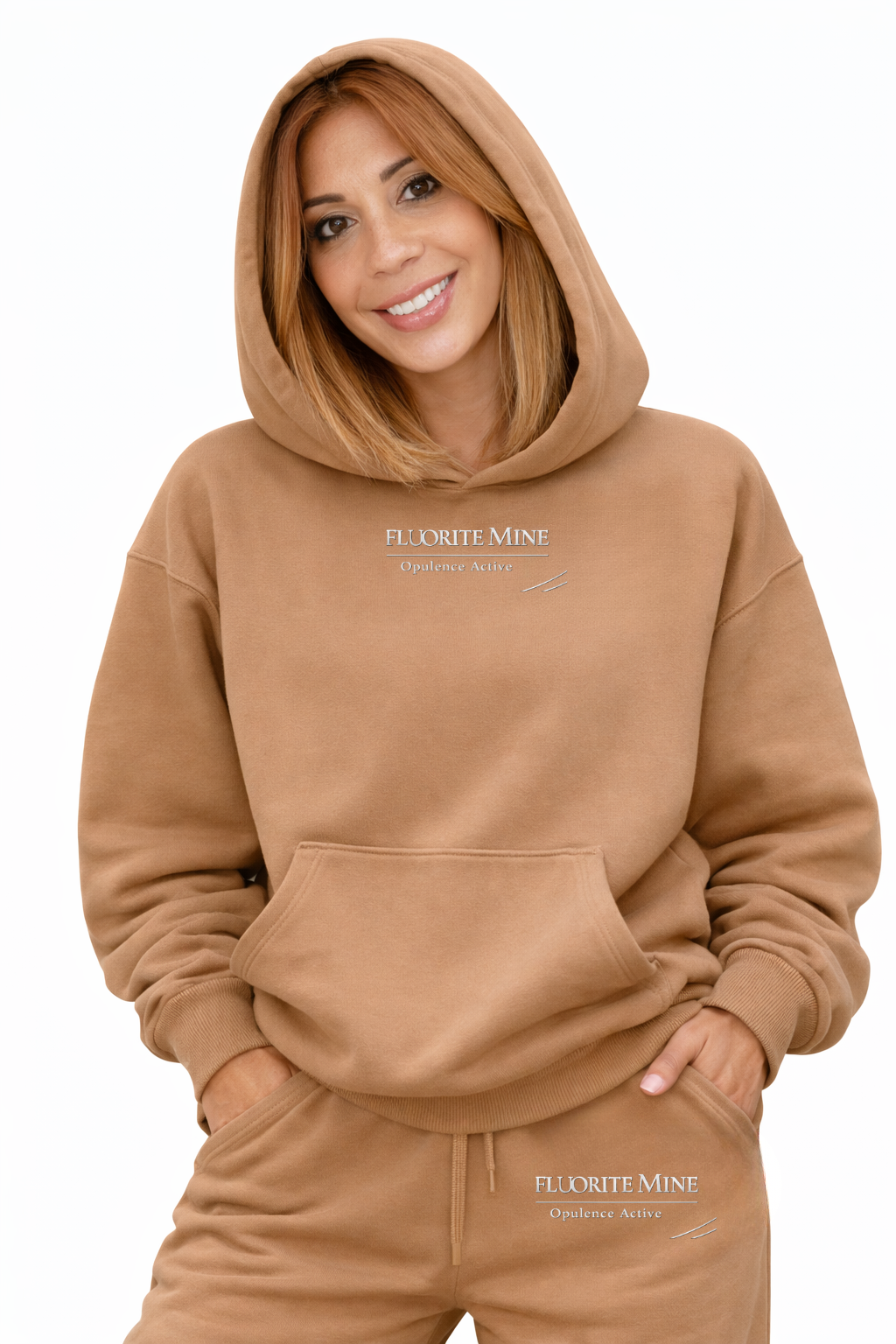 Opulence Active Sweatsuit – Camel Brown (Unisex)