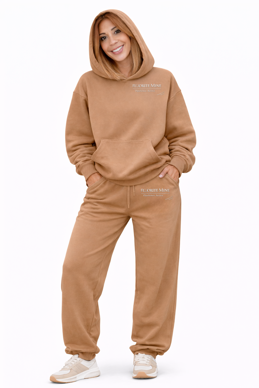 Opulence Active Sweatsuit – Camel Brown (Unisex)