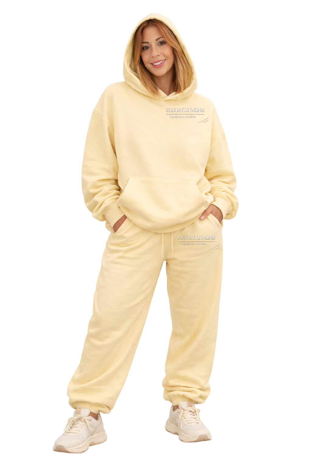 Opulence Active Sweatsuit – Buttermilk Yellow (Unisex)